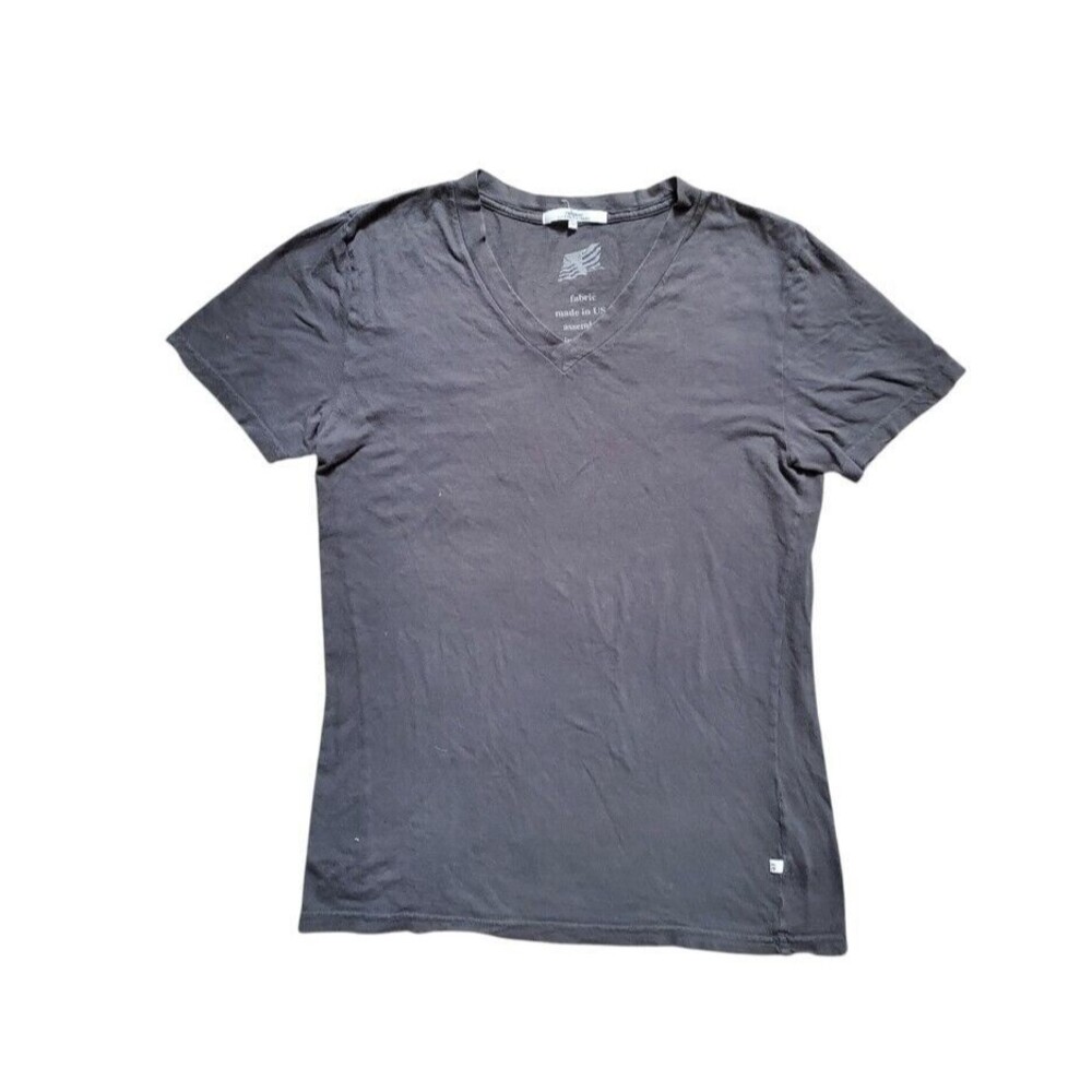 Journal Standard Relume Shirt Women XS Tee Short Sleeve Top V Neck Brown Classic